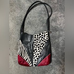 Leatherock patchwork hobo